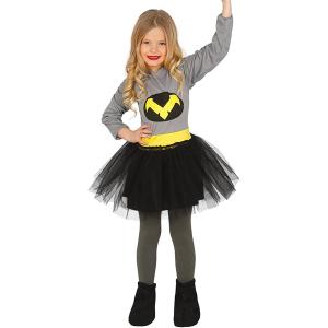 COSTUME BAT GIRL PIPISTRELLO TAGLIA 7-9 ANNI