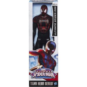 AVENGERS - PERSONAGGIO ULTIMATE SPIDERMAN NERO TITAN HERO 30 CM ZZ 934