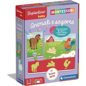 SAPIENTINO BABY MONTESSORI  - ANIMALI E SAGOME