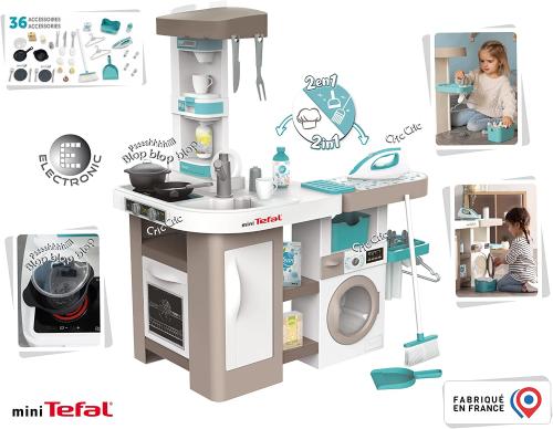 Cucina elettronica con lavatrice e asse da stiro, Tefal Smob