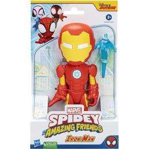 SPIDEY AMAZING FRIENDS  MEGA IRON MAN DA 22,5 CM