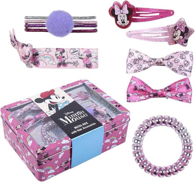 Prodotto: CER-2500001909 - SET BELLEZZA SCATOLA ACCESSORI CAPELLI MINNIE 8  PZ - CERDA