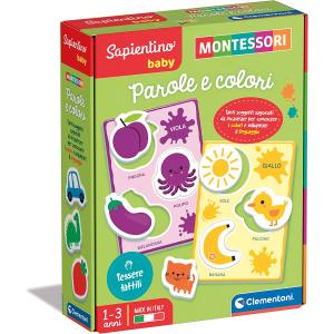 SAPIENTINO BABY MONTESSORI - PAROLE E COLORI 