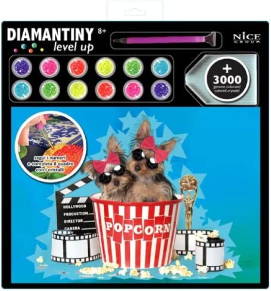 Prodotto: NIC-96120.96121 - DIAMANTINY LEVEL UP PETS 2 HOLLYWOOD CUCCIOLI  POPCORN - NICE