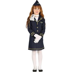 COSTUME HOSTESS BAMBINA TAGLIA 10-12 ANNI