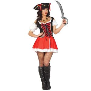 COSTUME PIRATESSA PIRATA CORSARA ADULTA TAGLIA S 36-38