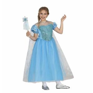 COSTUME PRINCIPESSA DI GHIACCIO ELSA TAGLIA 3-4 ANNI