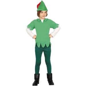 COSTUME ARCIERE ROBIN HOOD 3-4 ANNI PETER PAN