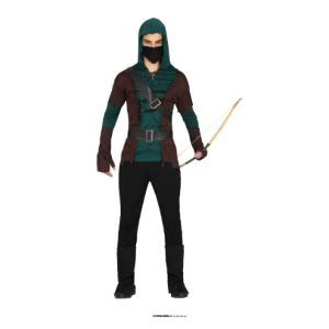 COSTUME ARCIERE ROBIN HOOD 14-16 ANNI ARROW