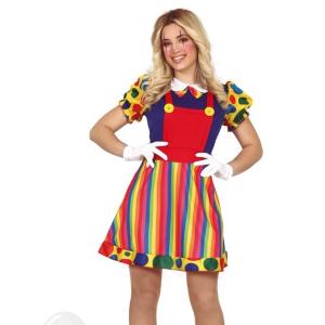 COSTUME CLOWN PAGLIACCIA ADULTA TAGLIA L 42-44