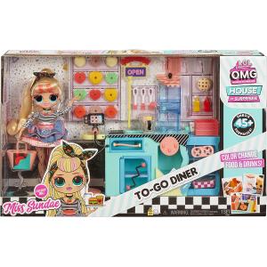 L.O.L. SURPRISE OMG I AM- DINER FASHION DOLL PLAYSET CUCINA CON 45 ACCESSORI