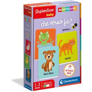 SAPIENTINO BABY MONTESSORI CARD CHE VERSO FA?