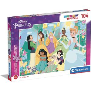 PUZZLE 104 PZ GLITTER PRINCIPESSE