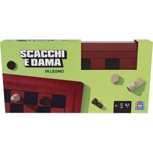 CLASSICI DAMA E SCACCHI IN LEGNO DELUXE