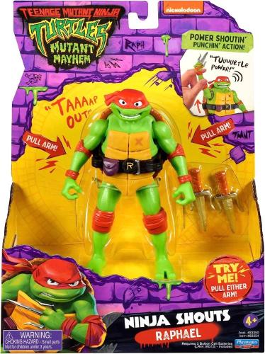 Prodotto: GPZ-TU800000.MICHELANGELO - TURTLES MOVIE 23 TARTARUGHE NINJA  SHOUTS ACTION FIGURE DELUXE MICHELANGELO CON SUONI 15,5 CM - GIOCHI PREZIOSI