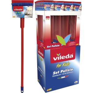 SET PULIZIA SCOPA E PALETTA VILEDA IAM01500