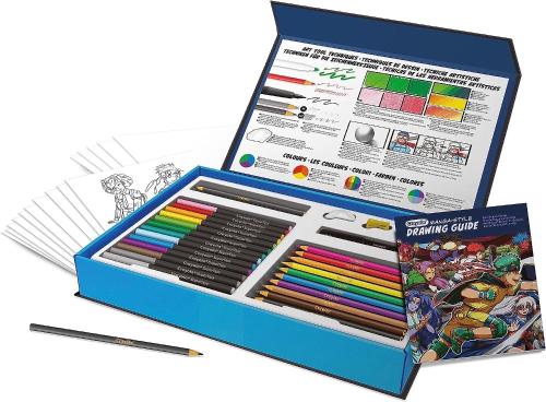 Prodotto: CRA-04-2938 - MANGA SET DA DIDEGNO KIT IMPARA A DISEGNARE I TUOI  EROI - CRAYOLA