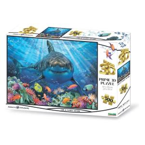 PUZZLE 3D SQUALO BIANCO 500 PZ