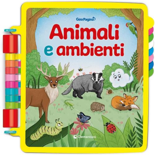 GIRA PAGINA LIBRO RACCONTASTORIE ANIMALI E AMBIENTI