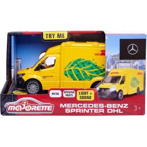 MAJORETTE MERCEDES BENZ SPRINTER DHL METALLO LUCI E SUONI