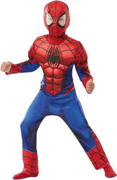 Prodotto: RUB-640841-S - COSTUME ULTIMATE SPIDERMAN CON MUSCOLI TAGLIA S 3-4  ANNI UK - RUBIE'S