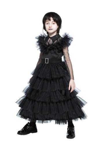 Prodotto: FAN-66270.11/12A - COSTUME BALLO GOTICO BAMBINA TAGLIA 11-12 ANNI  - FANCY MAGIC