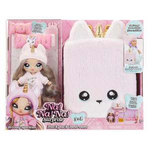 NA! NA! NA! SURPRISE ZAINETTO 3-IN-1 BEDROOM UNICORN PLAYSET- BRITNEY SPARKLES