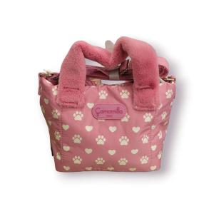 BORSA MINI HAND BAG CAMOMILLA ZAMPINE E CUORICINI ROSA