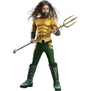 COSTUME AQUAMAN DELUXE BAMBINO MISURA 5-6 ANNI