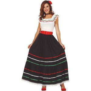 COSTUME MESSICANO ANAIS PER DONNA TAGLIA M 38-40