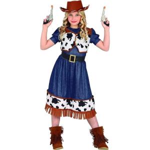 COSTUME DA COWGIRL CON GILET BAMBINA TAGLIA 7 – 9 ANNI