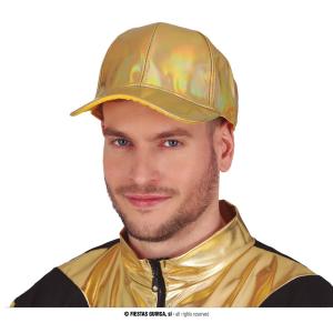 CAPPELLO BERRETTO ORO RAP CANTANTE