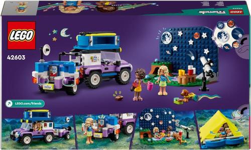 LEGO Friends Camping-Van Sotto le Stelle, Giochi per Bambine e Bambini da 7  Anni con
