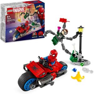 LEGO SUPER HEROES MARVEL SPIDERMAN VS DOC OCK MOTOCICLETTA