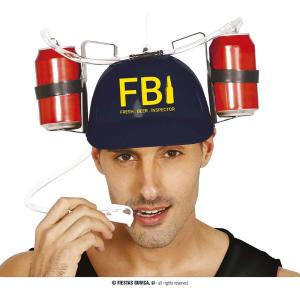 CAPPELLO BEVITORE DI BIRRA BLU SCURO FBI