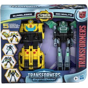 TRANSFORMERS EARTHSPARK CYBER-COMBINER 2 ACTION FIGURE BUMBLEBEE-MO MALTO