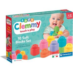 CLEMMY CONFEZIONE 10 MATTONCINI MORBIDI - 10 SOFT BLOCKS SET