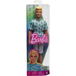 BARBIE - KEN FASHIONISTAS CAPELLI BIONDI E MAGLIETTA AZZURRA