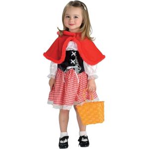 COSTUME CAPPUCCETTO ROSSO BAMBINA MISURA 3-4 ANNI