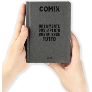 DIARIO AGENDA COMIX 16M MIGNON PLUS NERO CARBONE