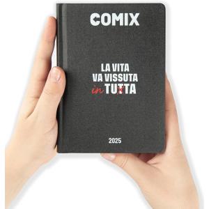 DIARIO AGENDA COMIX 16M MINI BIANCO E NERO