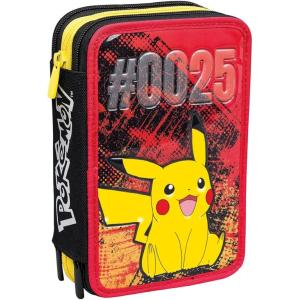 ASTUCCIO 3 ZIP POKEMON PIKACHU