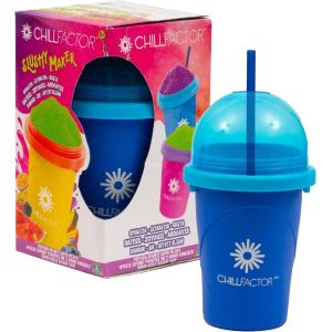 CHILLFACTOR FRUITASTIC SLUSHY MAKER GRANITA ISTANTANEA CON BICCHIERE BLU E TAPPO AZZURRO