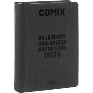 DIARIO AGENDA COMIX 16M STANDARD 13X17X8 NERO CARBONE