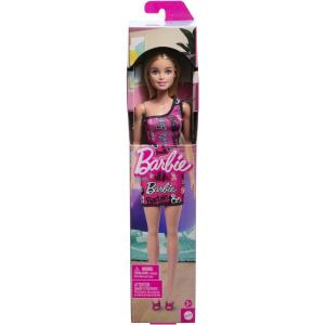 BARBIE TRENDY - BAMBOLA CON CAPELLI BIONDI LISCI E VESTITINO ROSA