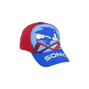 CAPPELLO CON VISIERA SONIC ROSSO E BLU