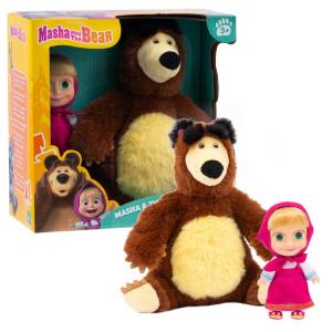 MASHA BAMBOLE 12 CM + PELUCHE ORSO 20 CM