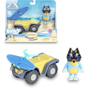 BLUEY VEICOLO QUAD CON PERSONAGGIO BEACH