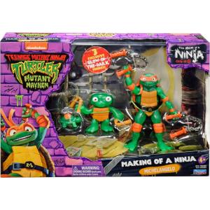 TARTARUGHE NINJA TURTLES SET DELUXE EVOLUZIONE DI MICHELANGELO