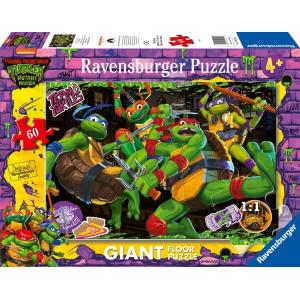 PUZZLE DA PAVIMENTO 60 PZ TEENAGE MUTANT TARTARUGHE NINJA TURTLES